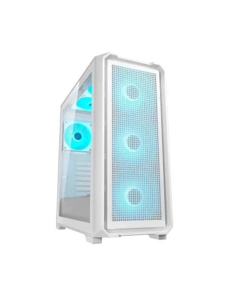 Cougar MX600 Air Pro White Torre E-ATX con 6 Ventiladores aRGB PWM preinstalados