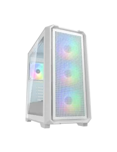 Cougar MX600 Mini V2 White Mini Tower con 4 Ventiladores aRGB de 120 mm instalados-ICACMM0358