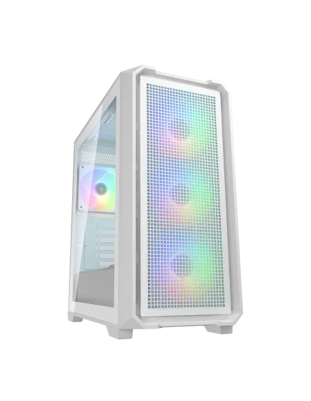 Cougar MX600 Mini V2 White Mini Tower con 4 Ventiladores aRGB de 120 mm instalados