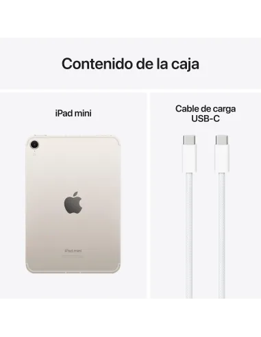 Apple iPad mini 2024 256GB WiFi + Cellular Blanco Estrella