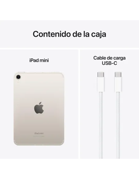 Apple iPad mini 2024 256GB WiFi + Cellular Blanco Estrella