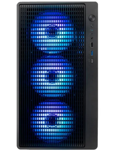 Torre CoolBox GM350 Darkface microATX con USB-C