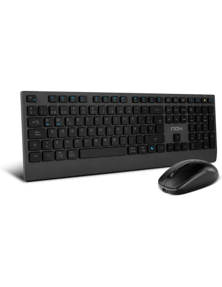 NOX Lite Duo: combo inalámbrico recargable ES