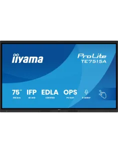 Iiyama ProLite TE7515A-B2AG Pantalla Táctil Multipunto 4K UHD IPS 24/7 Android 14 Certificación Google EDLA Negro-1408561