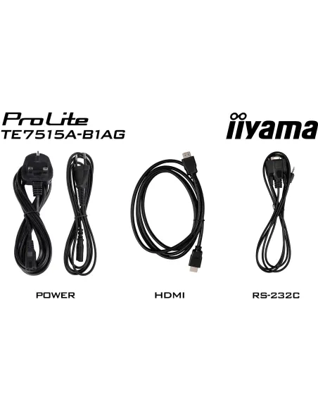 Panel interactivo 75" 4K USB-C Iiyama ProLite TE7515A-B2AG