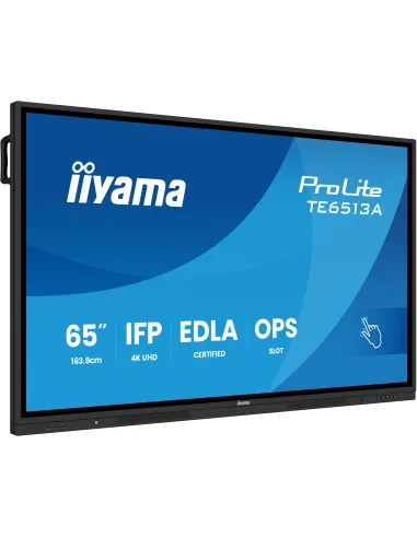 Iiyama ProLite TE6513A-B2A Panel Interactivo 4K de 65" EDLA