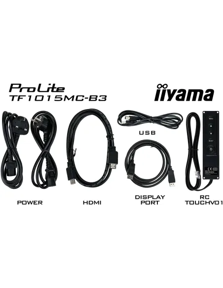 Iiyama ProLite TF1015MC-B3: monitor táctil open frame 10,1"