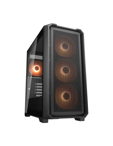 Cougar MX600 Mini V2 Pro Black Semitorre Micro-ATX con 4 ventiladores ARGB PWM preinstalados