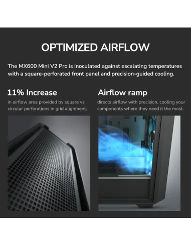 Cougar MX600 Mini V2 Pro White: mini torre mATX