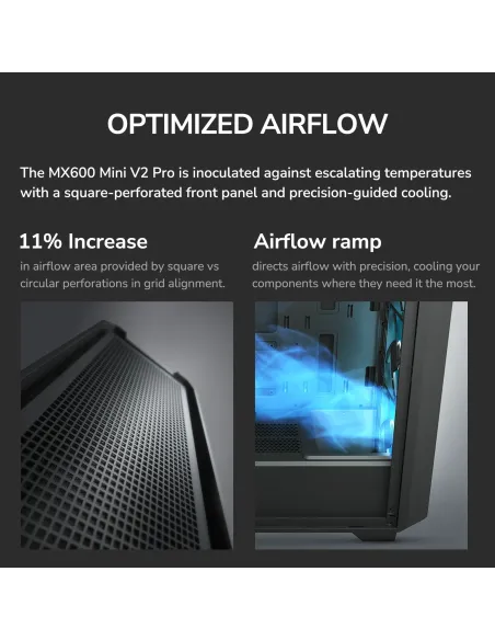 Cougar MX600 Mini V2 Pro White: mini torre mATX