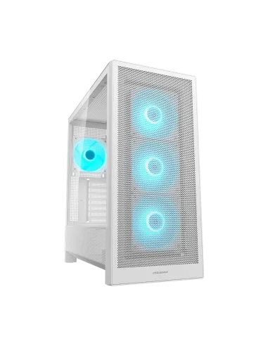 Cougar MX230 RGB White Semitorre E-ATX con frontal Mesh y 4 ventiladores ARGB