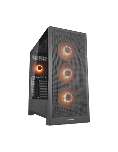 Cougar MX230 RGB Black Semitorre E-ATX con frontal Mesh y 4 ventiladores ARGB