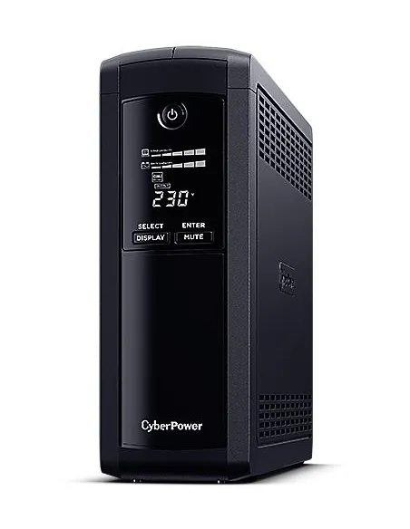CyberPower VP1200ELCD SAI UPS Línea Interactiva de 1200VA / 720W con 5 Schuko