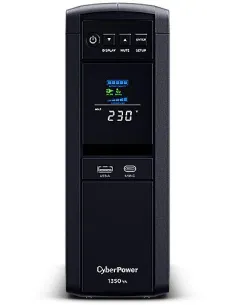 CyberPower CP1350EPFCLCD SAI Línea Interactiva de 1350VA 780W , 6 Puertos Schuko y Pantalla LCD-SAI65709