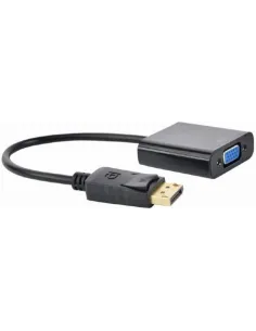 Gembird A-DPM-VGAF-02 Adaptador de Imagen DisplayPort a VGA WUXGA 15 cm Negro-AISCCI0794