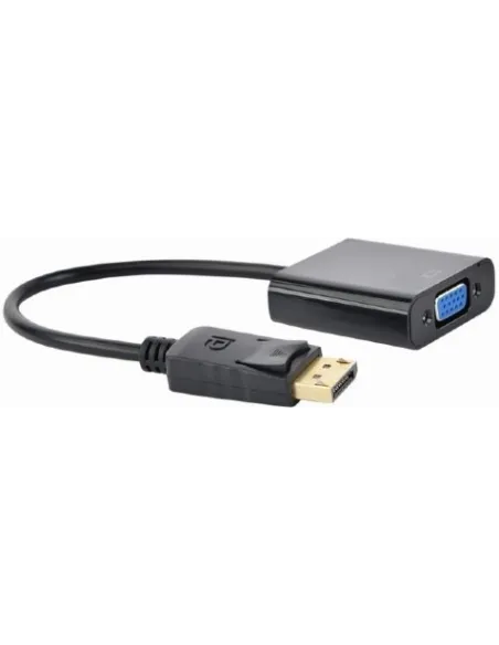 Gembird A-DPM-VGAF-02 Adaptador de Imagen DisplayPort a VGA WUXGA 15 cm Negro