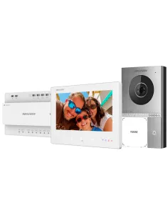 Hikvision DS-KIS705EY Kit de Videoportero Telefonillo + Placa exterior + Distribuidor 2 hilos-GVVVPO0047