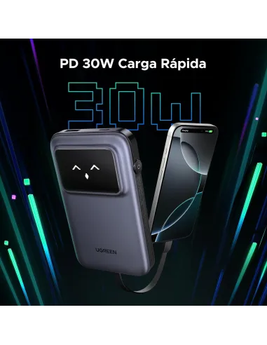 UGREEN Uno 10000 mAh 30W: power bank USB-C integrado