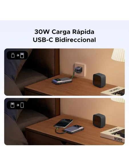 UGREEN Uno 10000 mAh 30W: power bank USB-C integrado