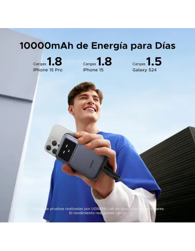 UGREEN Uno 10000 mAh 30W: power bank USB-C integrado