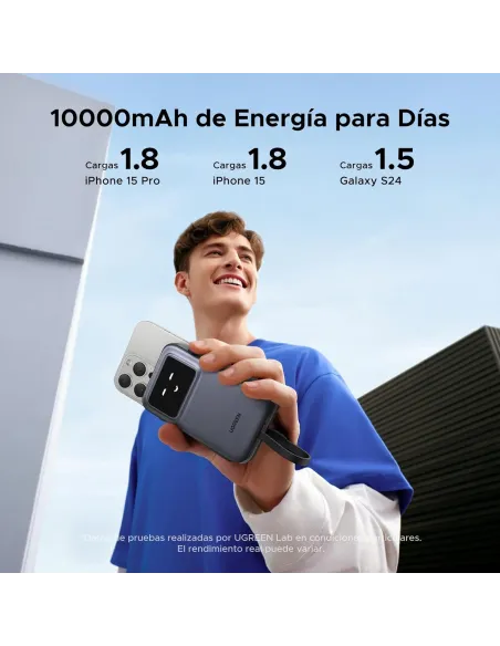 UGREEN Uno 10000 mAh 30W: power bank USB-C integrado
