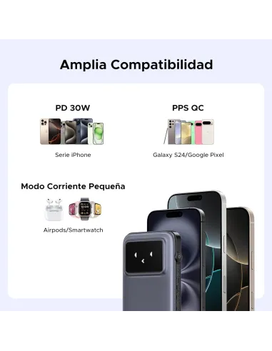 UGREEN Uno 10000 mAh 30W: power bank USB-C integrado