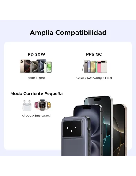 UGREEN Uno 10000 mAh 30W: power bank USB-C integrado