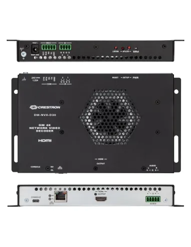 Crestron DM-NVX-D30: decoder AV-over-IP 4K60 HDR PoE+