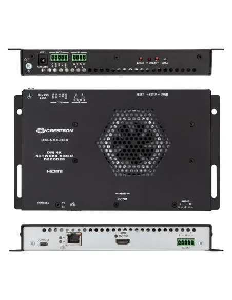 Crestron DM-NVX-D30: decoder AV-over-IP 4K60 HDR PoE+