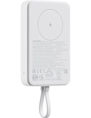 Power bank Xiaomi Magnetic Power Bank 10000 Blanca