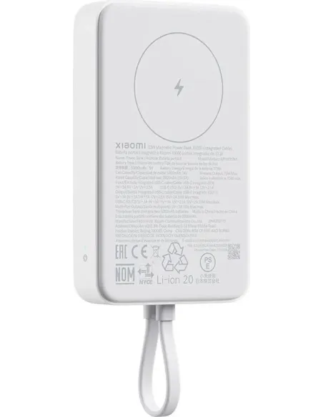 Power bank Xiaomi Magnetic Power Bank 10000 Blanca