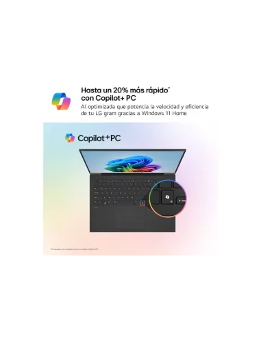 Portátil LG gram 14Z95U-G.AU85BN de 14" , 32GB y 1,12 kg