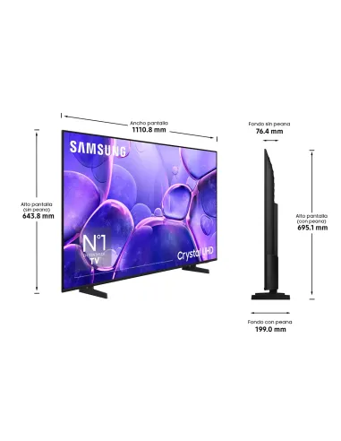 TV Samsung Crystal UHD U8075F 50" TU50U8075FUXXC TV 4K Tizen
