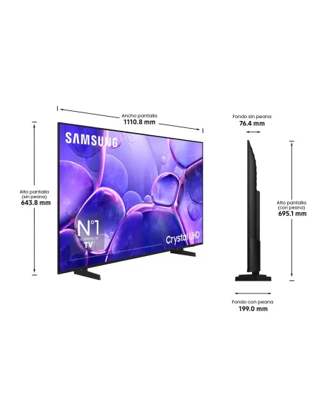 TV Samsung Crystal UHD U8075F 50" TU50U8075FUXXC TV 4K Tizen