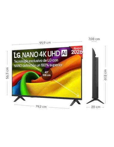 LG 43NU850B6LA: TV 43" 4K NanoCell webOS 26 HDR 60Hz