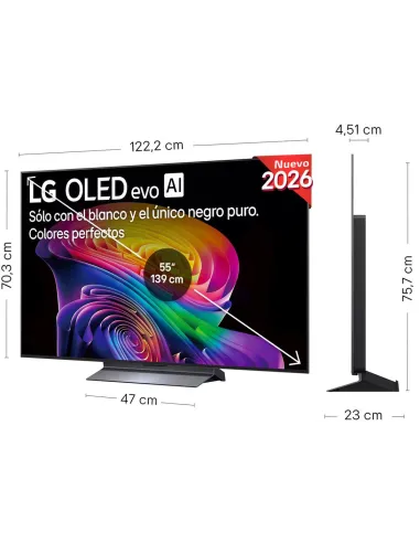 LG OLED55C66LB: TV OLED evo 55" 4K 120Hz VRR webOS