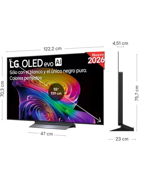 LG OLED55C66LB: TV OLED evo 55" 4K 120Hz VRR webOS