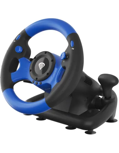 Volante con pedales Genesis Seaborg 350 Azul y Negro