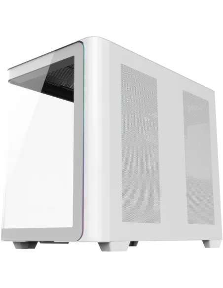 FSP M580-WP Plus Blanco ,caja PC blanca 270° USB-C ATX 360mm