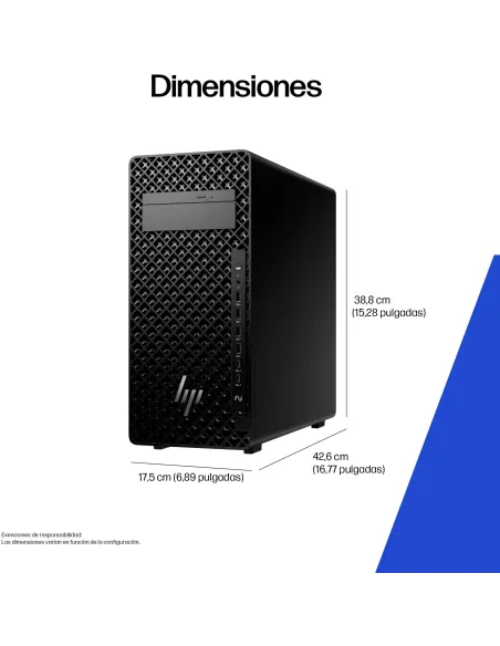 Workstation HP Z2 G1i D4CU4ET con Intel Core Ultra 7 265K