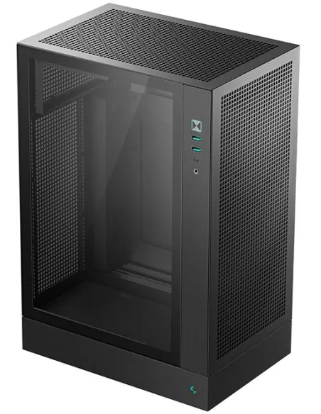 DeepCool CH170 PLUS negra caja PC vertical mATX USB-C