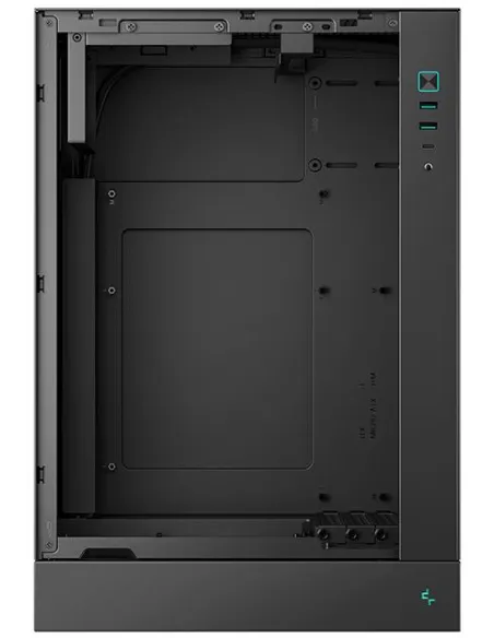 DeepCool CH170 PLUS negra caja PC vertical mATX USB-C