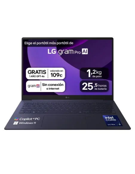 LG Gram Pro 16Z90TS-G.AU99BN Intel Core Ultra 9 288V/32GB/1TB SSD/16" W11 Home