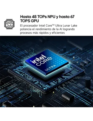 Portátil LG Gram Pro 16Z90TS-G.AU99BN de 16" WQXGA y Wi-Fi 7