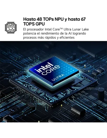 Portátil LG Gram Pro 16Z90TS-G.AU99BN de 16" WQXGA y Wi-Fi 7