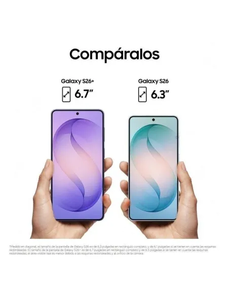 Smartphone Samsung Galaxy S26 5G 12GB 256GB Negro de 120 Hz