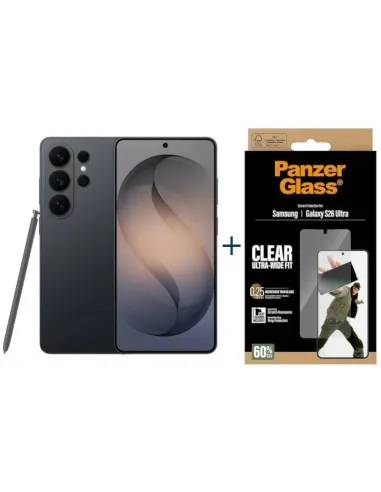 Samsung Galaxy S26 Ultra 12GB/256GB Negro con Protector Panzer Glass