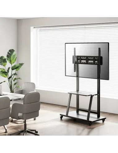 AISENS FT100E-231 soporte TV suelo ruedas 150kg VESA