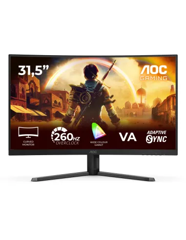 AOC G4 C32G42ZE 31.5" FullHD 240Hz VA Curvo 0,5 ms HDR10 AdaptiveSync