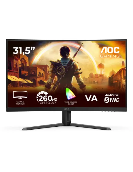 AOC G4 C32G42ZE 31.5" FullHD 240Hz VA Curvo 0,5 ms HDR10 AdaptiveSync